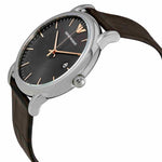 EMPORIO ARMANI AR1996 LUIGI BROWN LEATHER STRAP MEN'S WATCH - H2 Hub Watches
