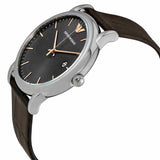 EMPORIO ARMANI AR1996 LUIGI BROWN LEATHER STRAP MEN'S WATCH - H2 Hub Watches