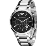 EMPORIO ARMANI CLASSIC AR2434 STAINLESS STEEL WRIST MEN'S WATCH