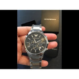 EMPORIO ARMANI CLASSIC AR2434 STAINLESS STEEL WRIST MEN'S WATCH
