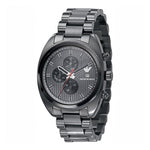 EMPORIO ARMANI CERAMICA CHRONOGRAPH BLACK GUNMETAL STAINLESS STEEL AR5913 MEN'S WATCH - H2 Hub Watches
