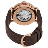 EMPORIO ARMANI AR60027 MULTIFUNCTION BROWN LEATHER MEN'S WATCH