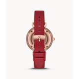 EMPORIO ARMANI AR60048 RED LEATHER WOMEN WATCH