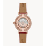 EMPORIO ARMANI AR60048 RED LEATHER WOMEN WATCH