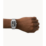 Emporio Armani Black Dial Automatic Stainless Steel Strap Men Watch  AR60057