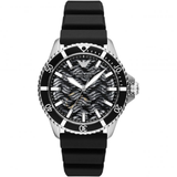 EMPORIO ARMANI MECCANICO AR60062 BLACK STRAP MEN WATCH