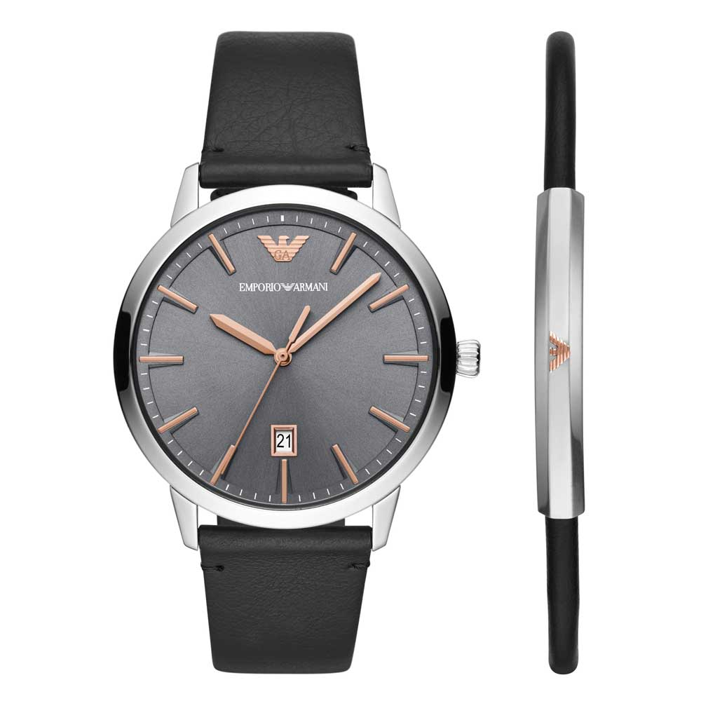 EMPORIO ARMANI RUGGERO AR80026 GIFT SET - H2 Hub Watches