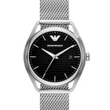 EMPORIO ARMANI AR80055 STAINLESS STEEL MESH AND INTERCHANGEABLE STRAP SET MEN'S WATCH