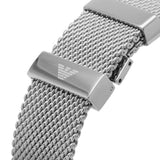EMPORIO ARMANI AR80055 STAINLESS STEEL MESH AND INTERCHANGEABLE STRAP SET MEN'S WATCH