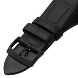 Emporio Armani Black Dial With Black Leather Strap Men Watch AR80057