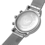 Emporio Armani Black Dial With Mesh Bracelet Strap Men Watch AR80062SET