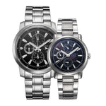 ARIES GOLD INSPIRE CONTENDER G 7301 S-BLACK & B 7302 S-BKMOP COUPLE'S WATCHES - H2 Hub Watches