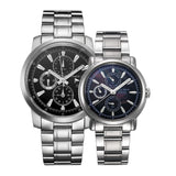 ARIES GOLD INSPIRE CONTENDER G 7301 S-BLACK & B 7302 S-BKMOP COUPLE'S WATCHES - H2 Hub Watches