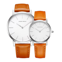 ARIES GOLD URBAN SANTOS G 1022 & L 1023 S-W COUPLE'S WATCHES - H2 Hub Watches