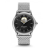 EMPORIO ARMANI ANALOG QUARTZ SILVER STAINLESS STEEL ARS3300 MEN'S WATCH - H2 Hub Watches