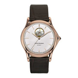EMPORIO ARMANI ARS3301 BROWN LEATHER STRAP MEN'S WATCH - H2 Hub Watches