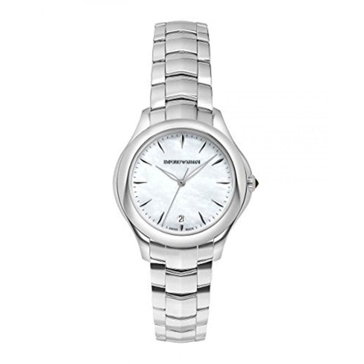 EMPORIO ARMANI ESEDRA AUTOMATIC SILVER STAINLESS STEEL ARS8507 WOMEN'S WATCH - H2 Hub Watches