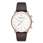 EMPORIO ARMANI ANALOG QUARTZ TWO TONE STAINLESS STEEL ART3029 HYBRID SMARTWATCH - H2 Hub Watches
