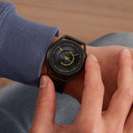 EMPORIO ARMANI CONNECTED ART5007 STAINLESS STEEL PLATED BLACK TOUCH-SCREEN HYBRID MEN'S SMARTWATCH - H2 Hub Watches