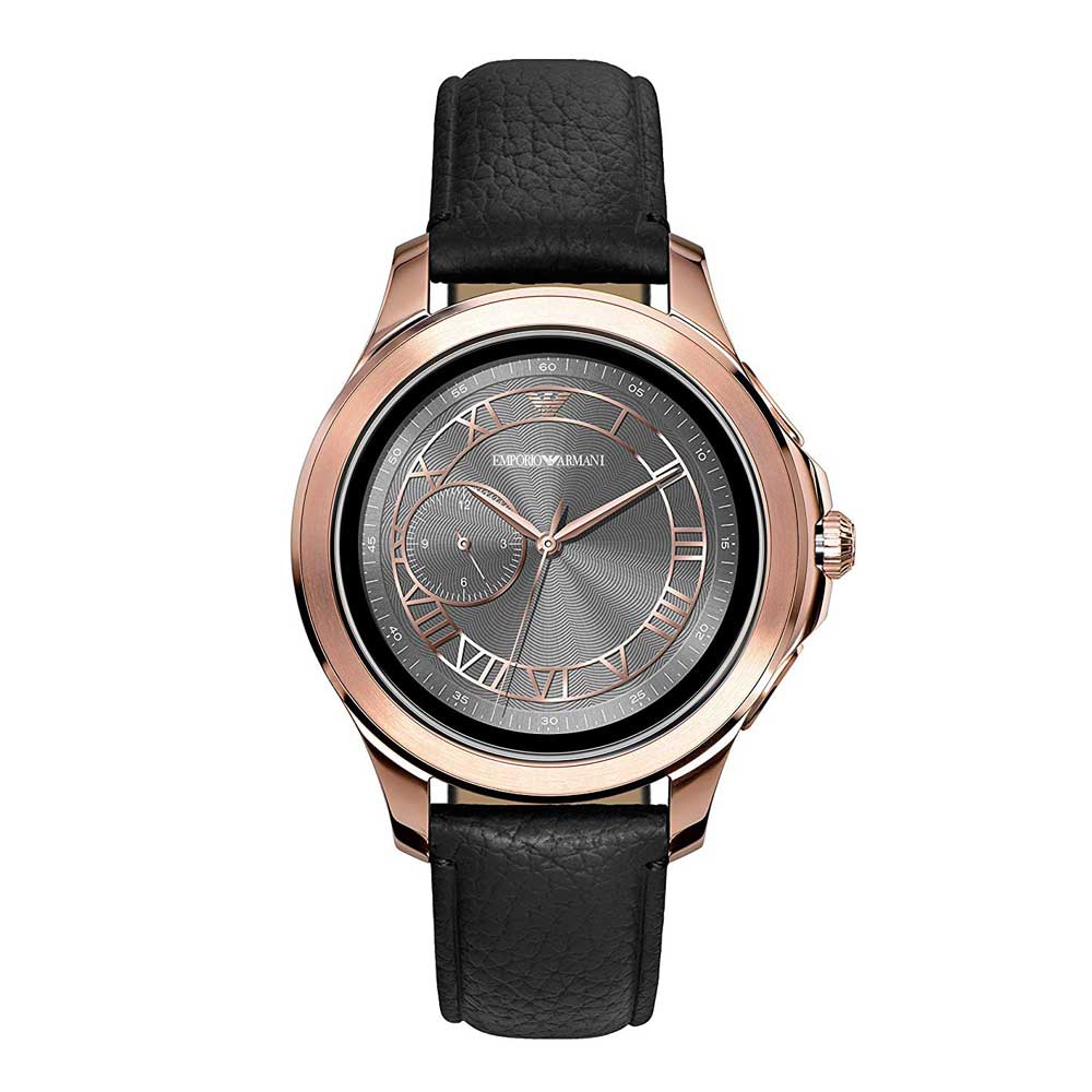 EMPORIO ARMANI CONNECTED ART5012 STAINLESS STEEL PLATED TOUCH-SCREEN HYBRID MEN'S SMARTWATCH - H2 Hub Watches