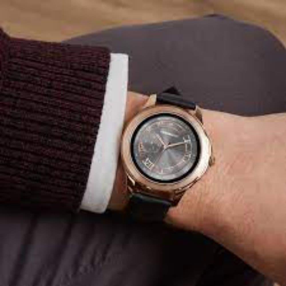 EMPORIO ARMANI CONNECTED ART5012 STAINLESS STEEL PLATED TOUCH-SCREEN HYBRID MEN'S SMARTWATCH - H2 Hub Watches