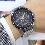 CITIZEN AT8124-83M ECO-DRIVE CHRONOGRAPH SILVER STAINLESS STEEL MEN'S WATCH