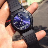 CASIO GENERAL AW-49HE-2AVDF-P BLACK STRAP MEN WATCH