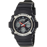 CASIO G-SHOCK AW-590-1ADR DIGITAL QUARTZ BLACK RESIN MEN'S WATCH - H2 Hub Watches