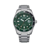 Citizen Eco Drive Silver Stainless Steel Men Watch AW1768-80X