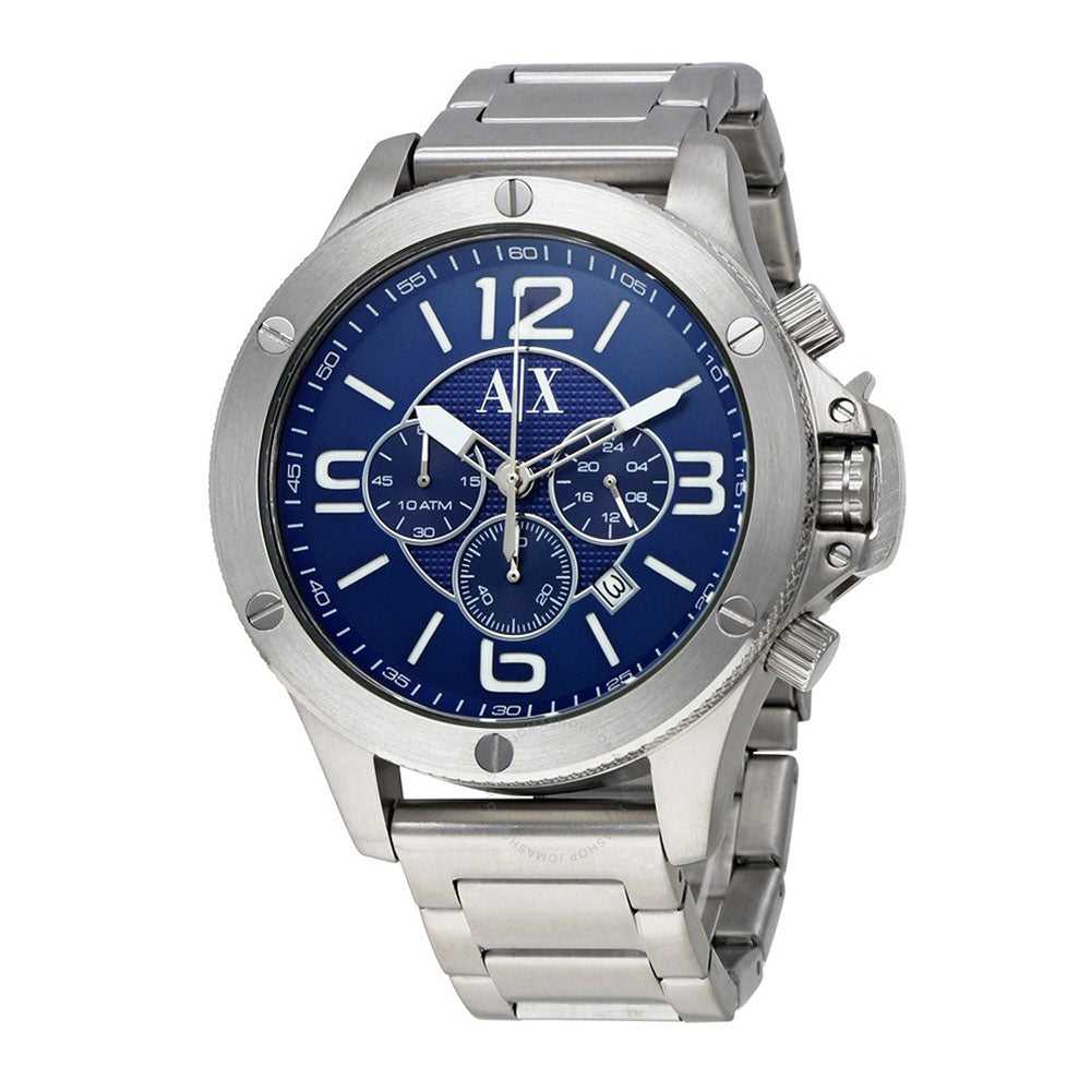 ARMANI EXCHANGE CHRONOGRAPH SILVER STAINLESS STEEL AX1512 MEN'S WATCH ...
