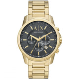 Armani Exchange Chronograph Gold Stainless Steel Strap Men Watch AX1721