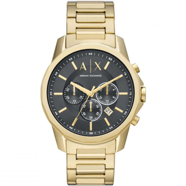 Armani Exchange Chronograph Gold Stainless Steel Strap Men Watch AX1721