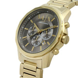 Armani Exchange Chronograph Gold Stainless Steel Strap Men Watch AX1721