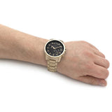 Armani Exchange Chronograph Gold Stainless Steel Strap Men Watch AX1721