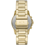 Armani Exchange Chronograph Gold Stainless Steel Strap Men Watch AX1721