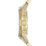 Armani Exchange Chronograph Gold Stainless Steel Strap Men Watch AX1721