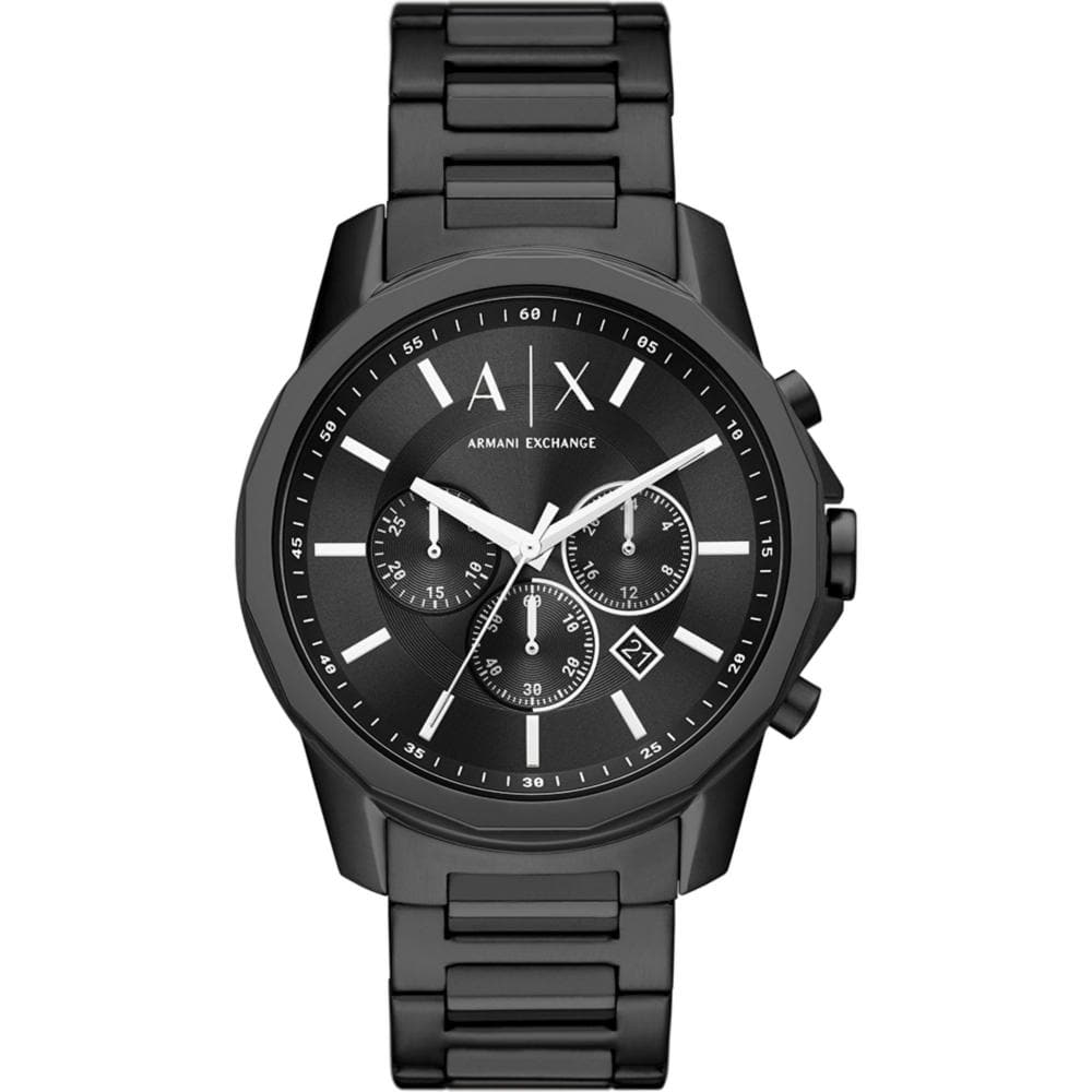 ARMANI EXCHANGE AX1722 CHRONOGRAPH BLACK STAINLESS STELL MEN'S WATCH ...