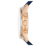 ARMANI EXCHANGE CHRONOGRAPH BLUE LEATHER MEN'S WATCH AX1723