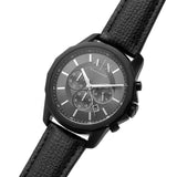 ARMANI EXCHANGE AX1724 BLACK LEATHER MEN WATCH