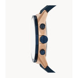 ARMANI EXCHANGE CHRONOGRAPH BLUE SILICONE BLUE SILICONE MEN'S WATCH