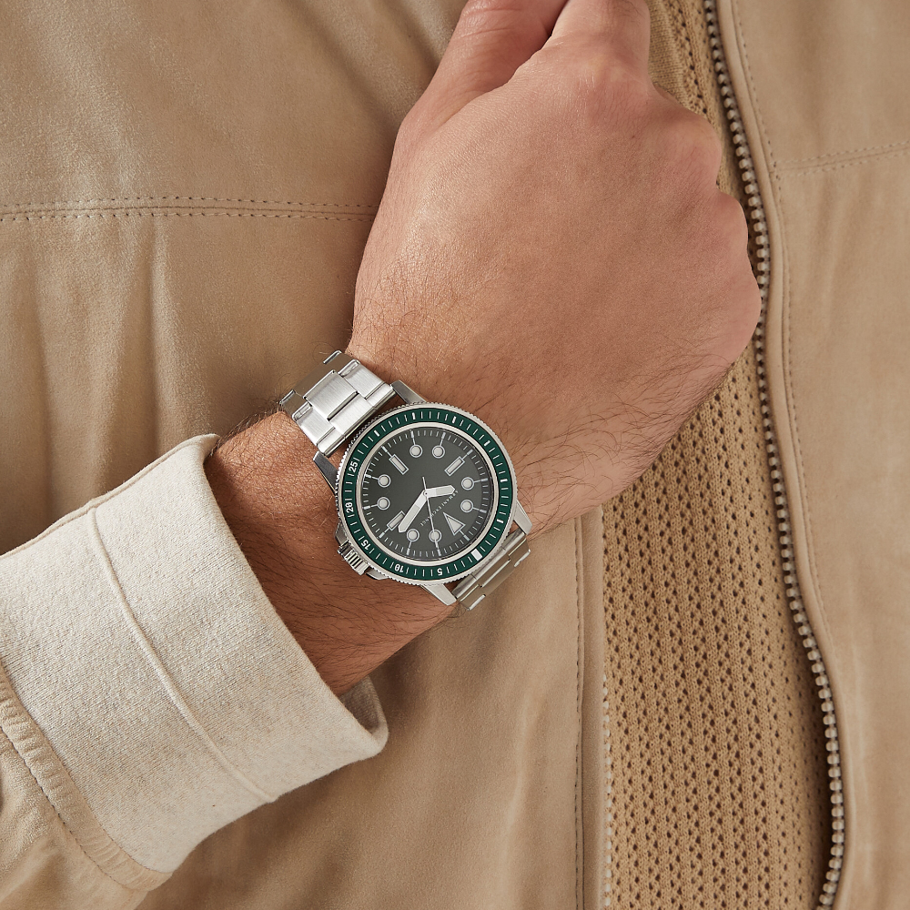 Armani Exchange Leonardo Analog Green Dial Men's Watch AX1860 – H2 Hub