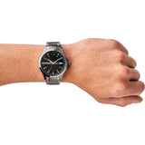 ARMANI EXCHANGE ANALOG QUARTZ GREY STAINLESS STEEL AX2103 MEN'S WATCH