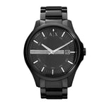 ARMANI EXCHANGE ANALOG QUARTZ BLACK STAINLESS STEEL AX2104 MEN'S WATCH - H2 Hub Watches