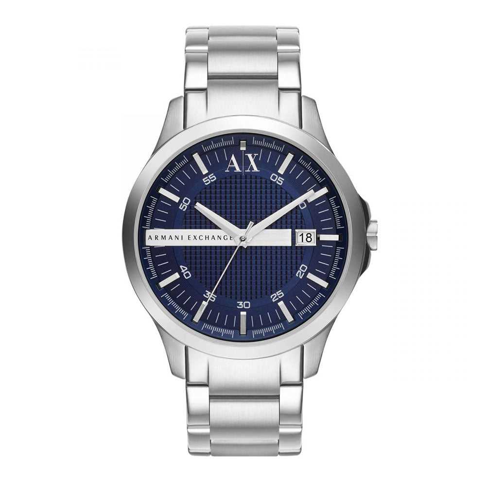 ARMANI EXCHANGE ANALOG QUARTZ SILVER STAINLESS STEEL AX2132 MEN'S WATCH - H2 Hub Watches