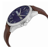 ARMANI EXCHANGE ANALOG QUARTZ SILVER STAINLESS STEEL AX2133 BROWN LEATHER STRAP MEN'S WATCH