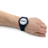 ARMANI EXCHANGE AX2437 BLUE SILICONE STRAP MEN WATCH