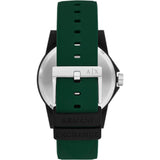 ARMANI EXCHANGE AX2522 GREEN SILICONE STRAP MEN WATCH