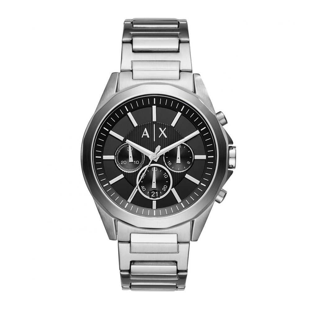 ARMANI EXCHANGE CHRONOGRAPH SILVER STAINLESS STEEL AX2600 MEN'S WATCH - H2 Hub Watches