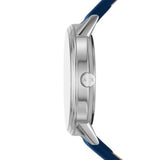 Armani Exchange Blue Dial And Leather Strap Men Watch AX2746