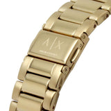 Armani Exchange Black Dial Gold Stainless Steel Strap Men Watch AX2747